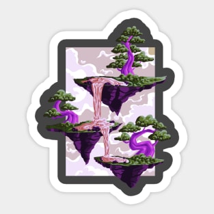 Floating Island Sticker